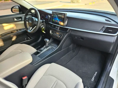 2020 Kia Optima EX Premium 4 Cylinders Petrol Engine White Beige Family Sedan GCC Specs