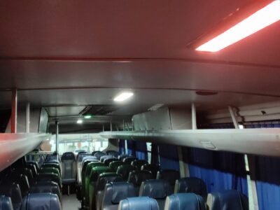 2017 Ashok Leyland 56 Seats 5.8 Litres 4 Cylinders Diesel Engine White Blue Bus Manual GCC