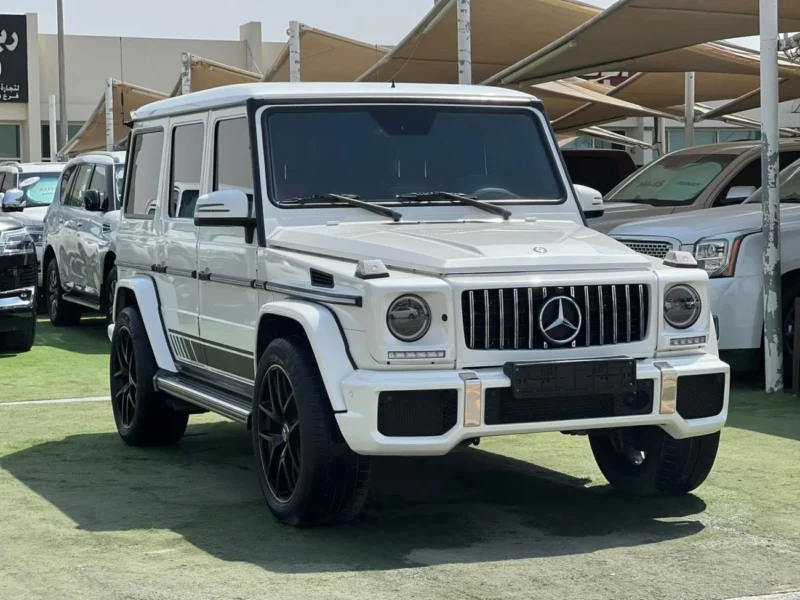 2014 MERCEDES-BENZ G 63 AMG Standard 5.5L TWIN TURBO V8 Petrol Engine White Red SUV