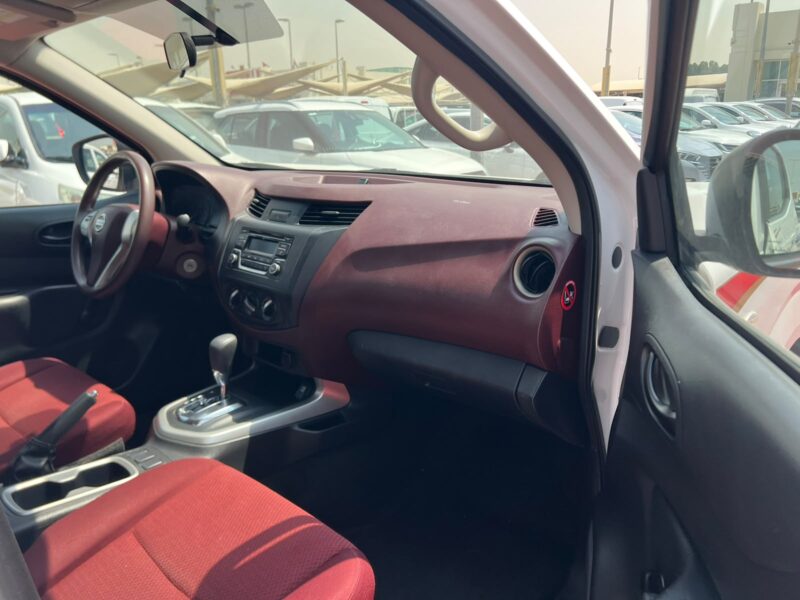 2020 Nissan Navara 4X2 2.5 Litres 4 Cylinders Petrol Engine White Red Pickup Truck Automatic