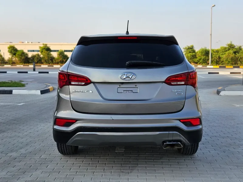 2018 Hyundai Santa Fe Comfort 4 Cylinders Petrol Engine Silver Grey SUV American Specs