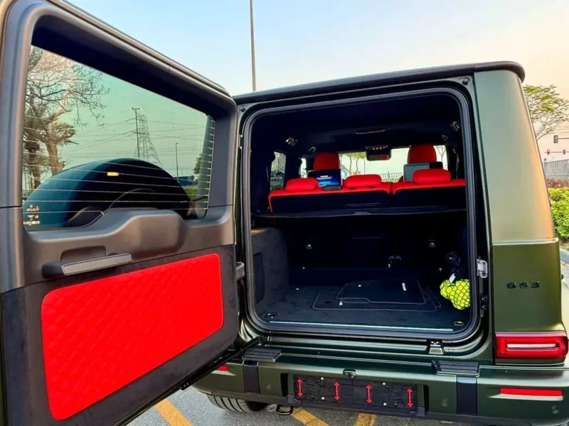 2027 Mercedes-Benz G 63 AMG STANDARD 4.0L V8 Biturbo Petrol Engine Green Red SUV