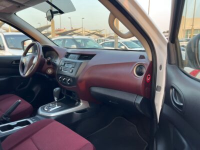 2020 Nissan Navara 4X2 Automatic 2.5 Litres 4 Cylinders Petrol Engine White Red Pickup Truck