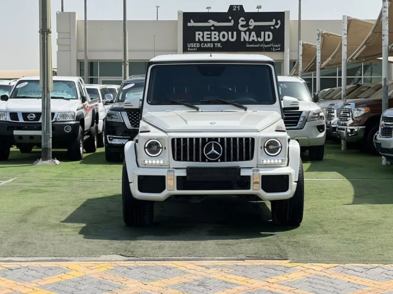 2014 MERCEDES-BENZ G 63 AMG Standard 5.5L TWIN TURBO V8 Petrol Engine White Red SUV