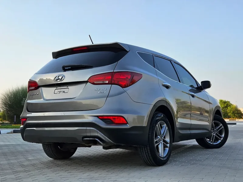 2018 Hyundai Santa Fe Comfort 4 Cylinders Petrol Engine Silver Grey SUV American Specs