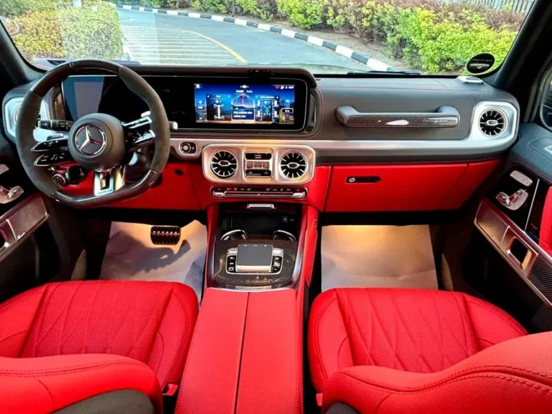 2027 Mercedes-Benz G 63 AMG STANDARD 4.0L V8 Biturbo Petrol Engine Green Red SUV