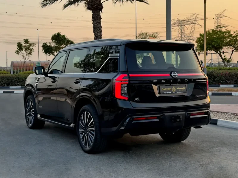 2025 Nissan Patrol LE Platinum 6 Cylinders Petrol Engine Black Red SUV GCC Specifications