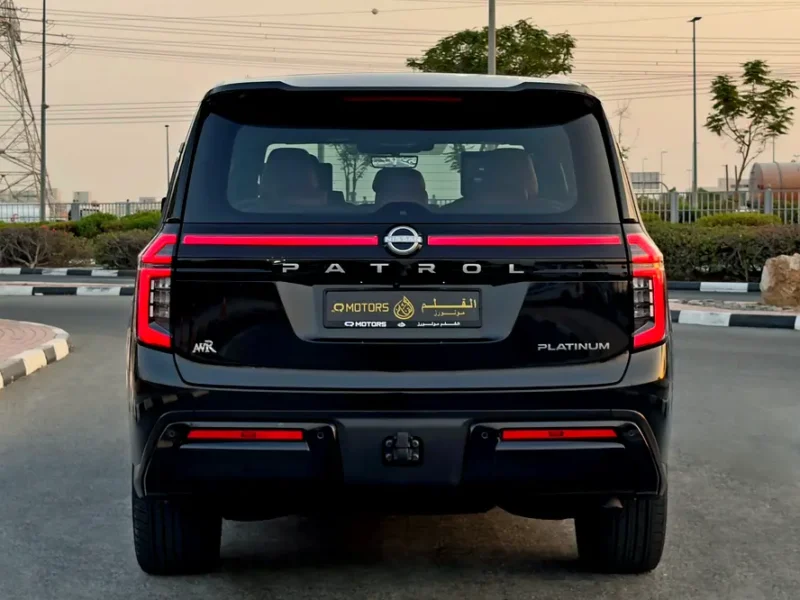 2025 Nissan Patrol LE Platinum 6 Cylinders Petrol Engine Black Red SUV GCC Specifications