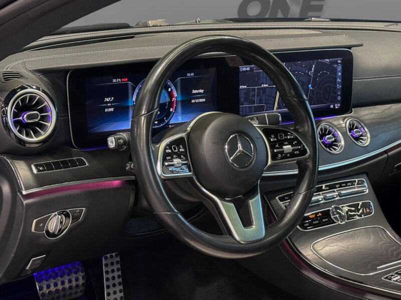 2020 Mercedes-Benz E450 COUPE 3.0 Litres 6 Cylinders Petrol Engine Blue Beige US Specs