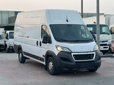 2023 Peugeot Boxer Long Manual 2.2 Litres 4 Cylinders Diesel Engine White Black Van GCC