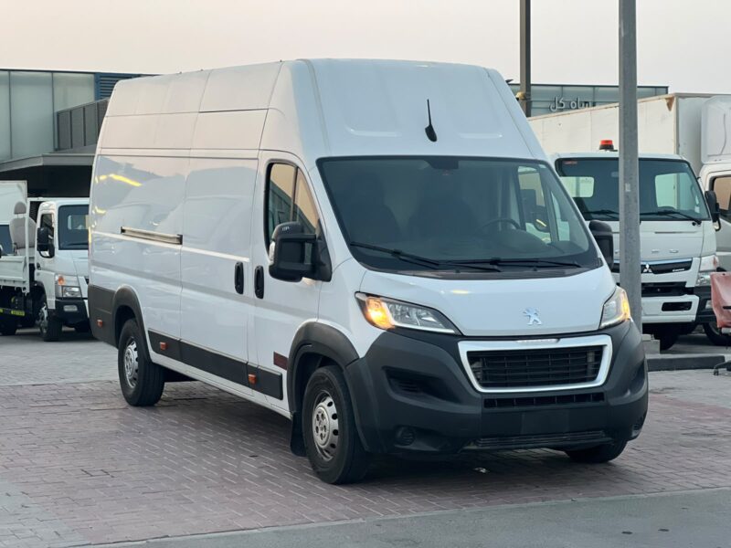 2023 Peugeot Boxer Long Manual 2.2 Litres 4 Cylinders Diesel Engine White Black Van GCC