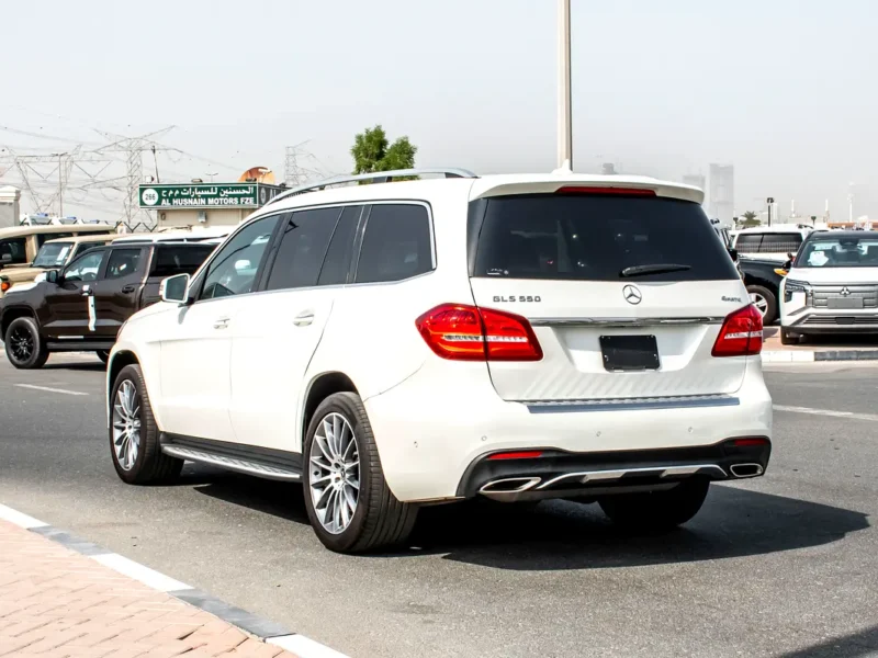2018 Mercedes-Benz GLS-Class GLS 550 V8 Biturbo Petrol Engine White Beige SUV Automatic