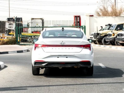 2023 Hyundai Elantra Smart 4 Cylinders Petrol Engine White Beige Sedan GCC Specs