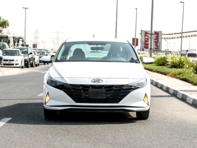 2023 Hyundai Elantra Smart 4 Cylinders Petrol Engine White Beige Sedan GCC Specs