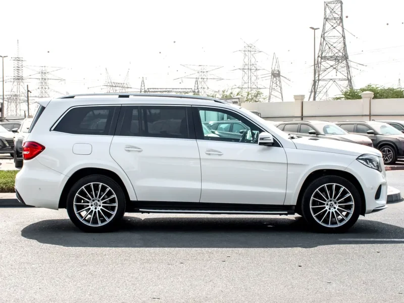 2018 Mercedes-Benz GLS-Class GLS 550 V8 Biturbo Petrol Engine White Beige SUV Automatic
