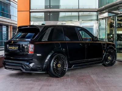 2021 Rolls-Royce Cullinan Black Badge 6.75L Twin-Turbo V12 Petrol Engine Black Orange SUV