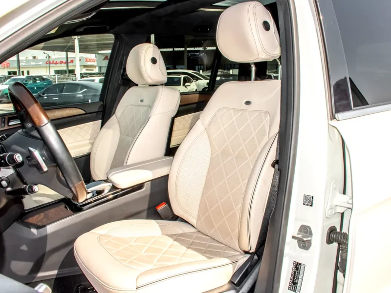 2018 Mercedes-Benz GLS-Class GLS 550 V8 Biturbo Petrol Engine White Beige SUV Automatic