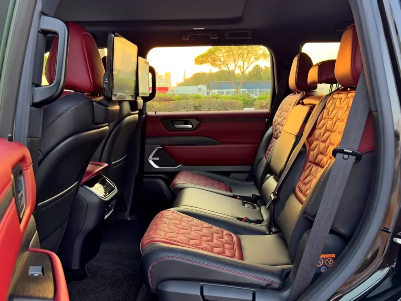 2025 Nissan Patrol LE Platinum 6 Cylinders Petrol Engine Black Red SUV GCC Specifications