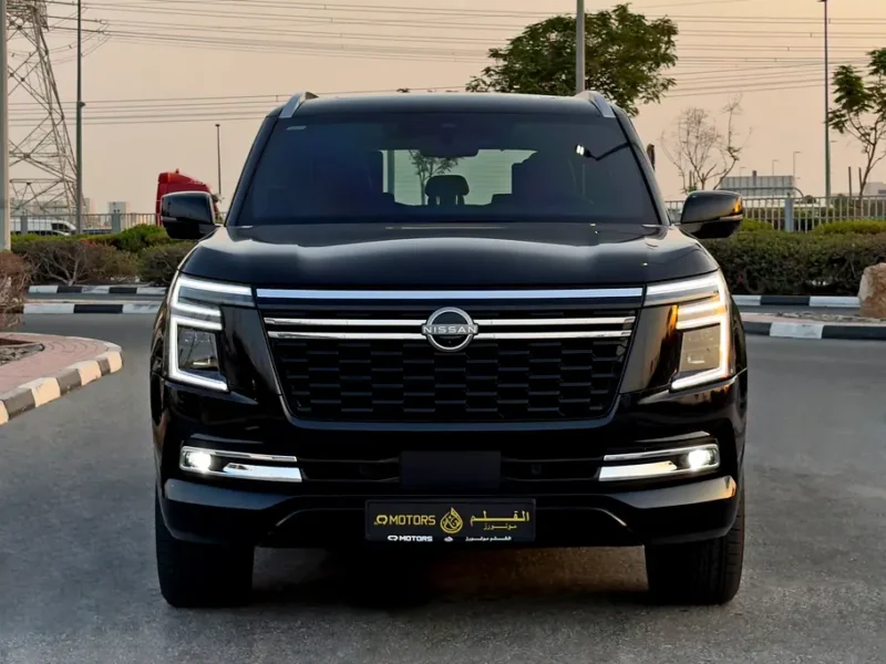 2025 Nissan Patrol LE Platinum 6 Cylinders Petrol Engine Black Red SUV GCC Specifications
