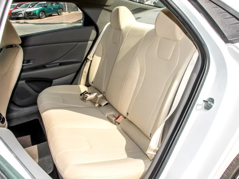 2023 Hyundai Elantra Smart 4 Cylinders Petrol Engine White Beige Sedan GCC Specs