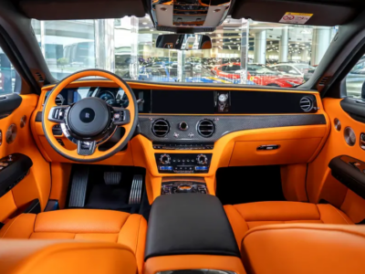 2026 Rolls-Royce Ghost Black Badge Twin-Turbocharged V12 Engine Black Orange Sedan GCC