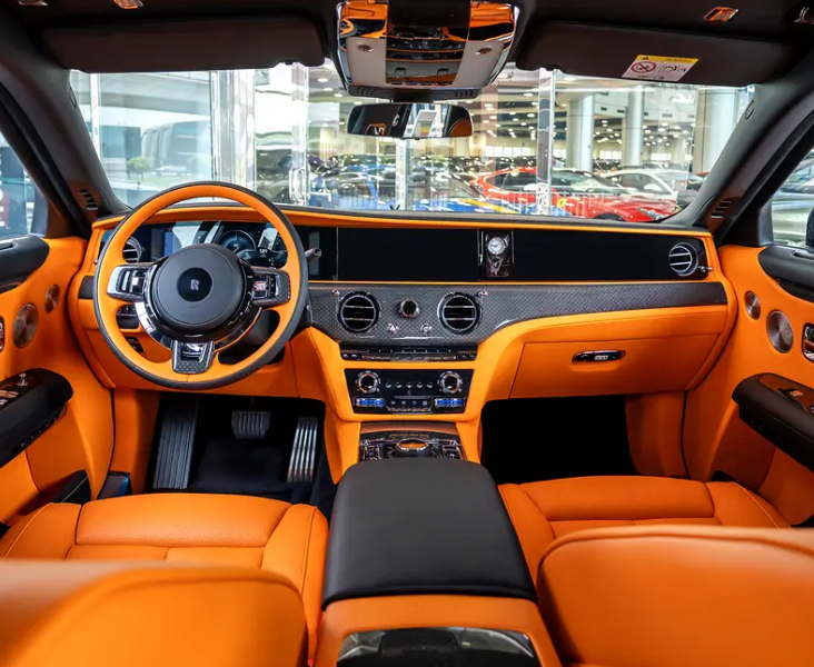 2026 Rolls-Royce Ghost Black Badge Twin-Turbocharged V12 Engine Black Orange Sedan GCC