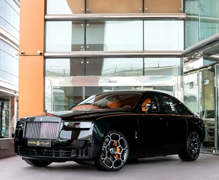 2026 Rolls-Royce Ghost Black Badge Twin-Turbocharged V12 Engine Black Orange Sedan GCC