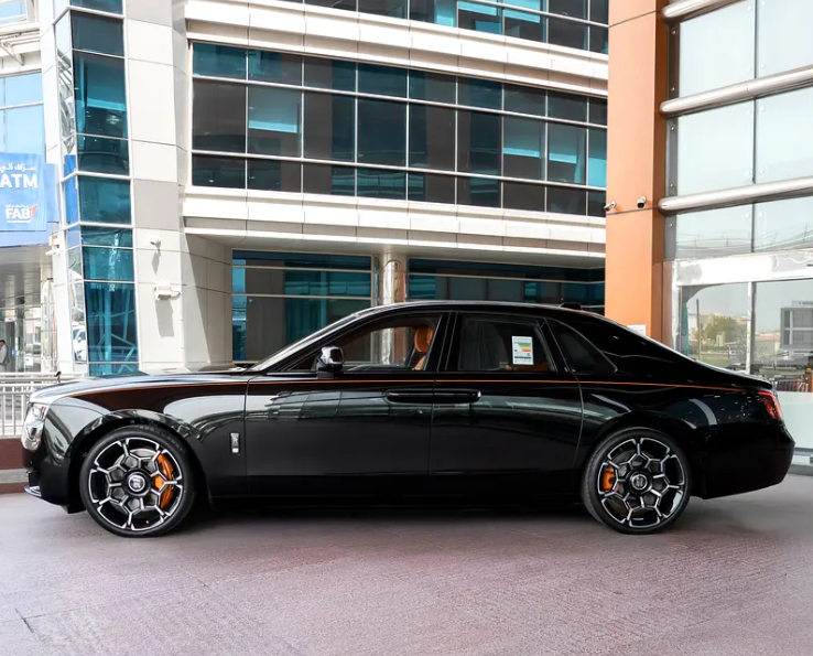 2026 Rolls-Royce Ghost Black Badge Twin-Turbocharged V12 Engine Black Orange Sedan GCC
