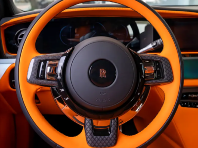 2026 Rolls-Royce Ghost Black Badge Twin-Turbocharged V12 Engine Black Orange Sedan GCC
