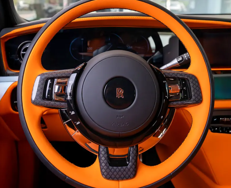 2026 Rolls-Royce Ghost Black Badge Twin-Turbocharged V12 Engine Black Orange Sedan GCC